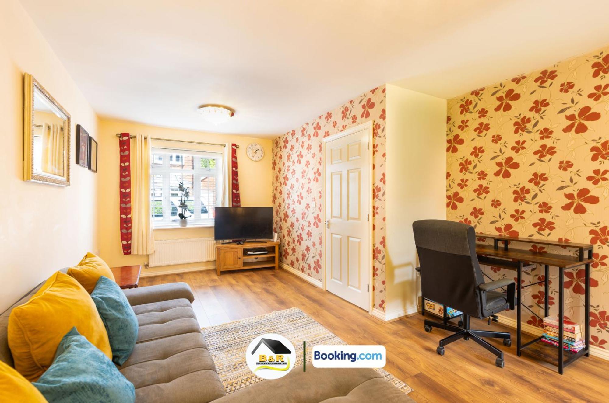 3 Bedroom House By B And R Serviced Accommodation Amesbury With Super Fast Wi-Fi 145Mbps ภายนอก รูปภาพ
